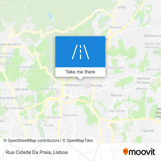 Rua Cidade Da Praia map