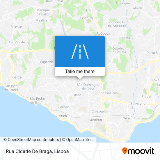 Rua Cidade De Braga mapa