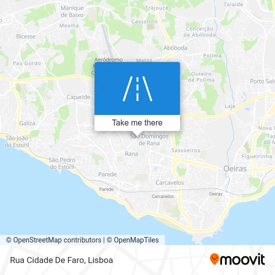 Rua Cidade De Faro map