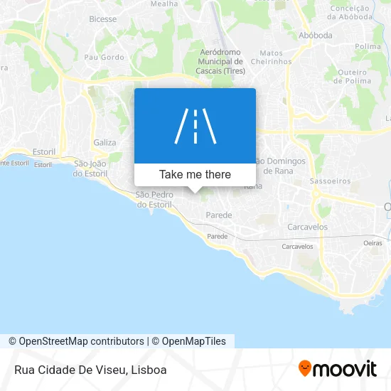 Rua Cidade De Viseu map