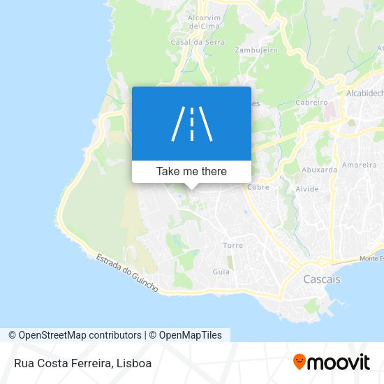 Rua Costa Ferreira mapa