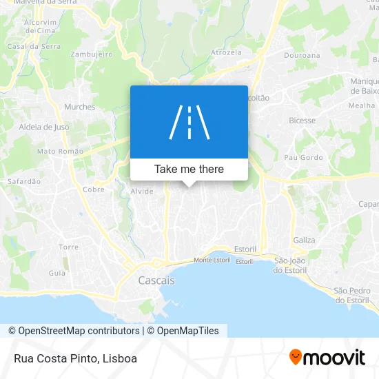 Rua Costa Pinto map