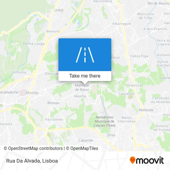 Rua Da Alvada map