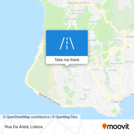 Rua Da Areia map