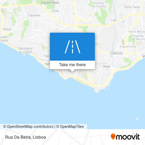 Rua Da Beira map