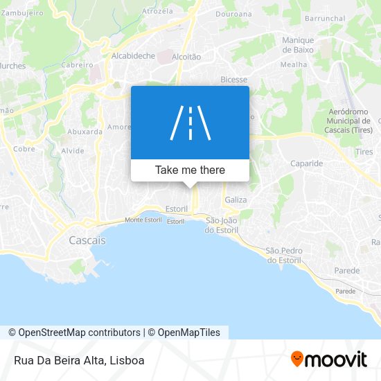 Rua Da Beira Alta mapa