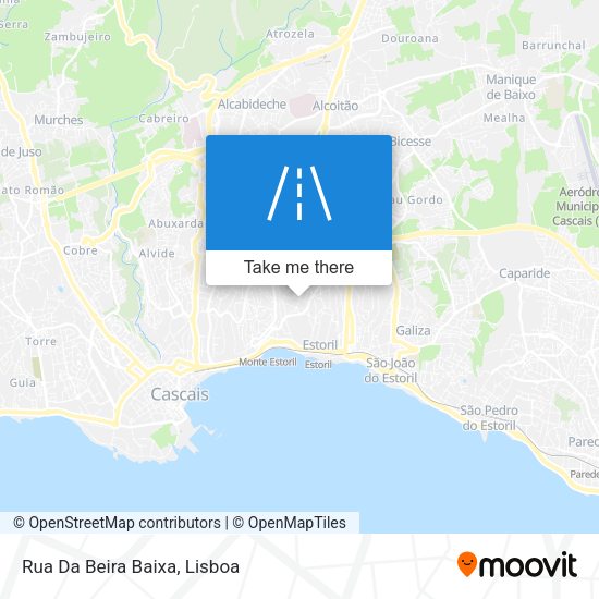 Rua Da Beira Baixa mapa