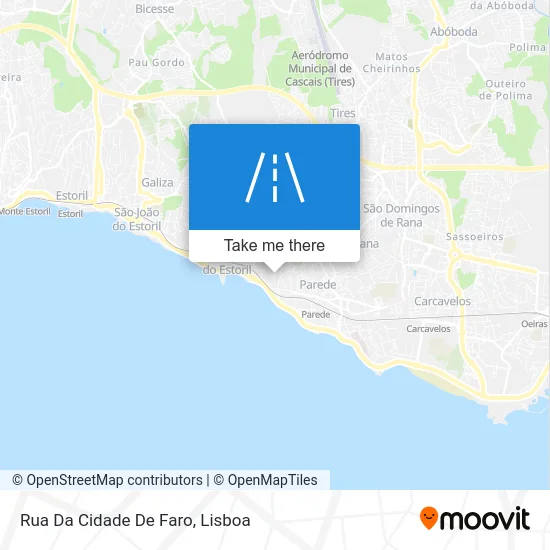 Rua Da Cidade De Faro map