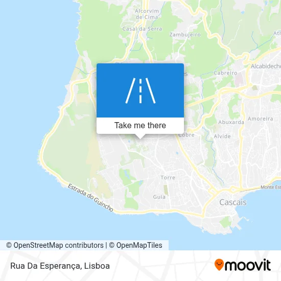 Rua Da Esperança map