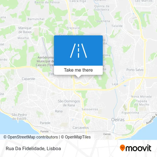 Rua Da Fidelidade map