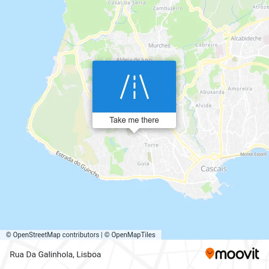 Rua Da Galinhola map