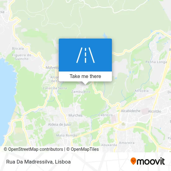 Rua Da Madressilva map