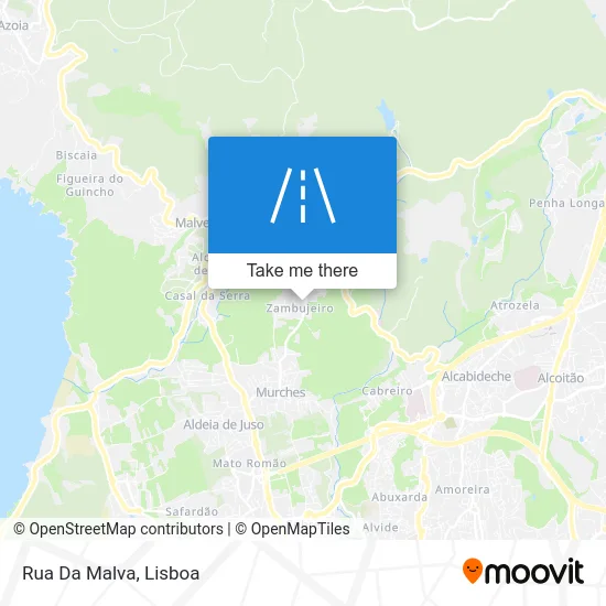 Rua Da Malva map