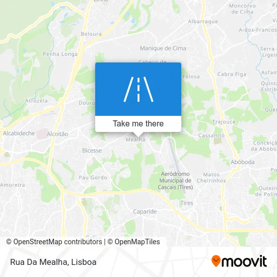 Rua Da Mealha map
