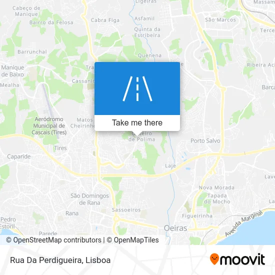 Rua Da Perdigueira map