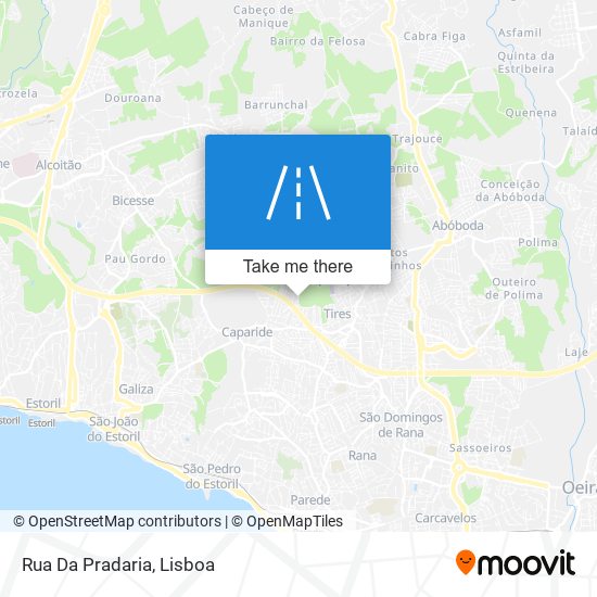 Rua Da Pradaria map