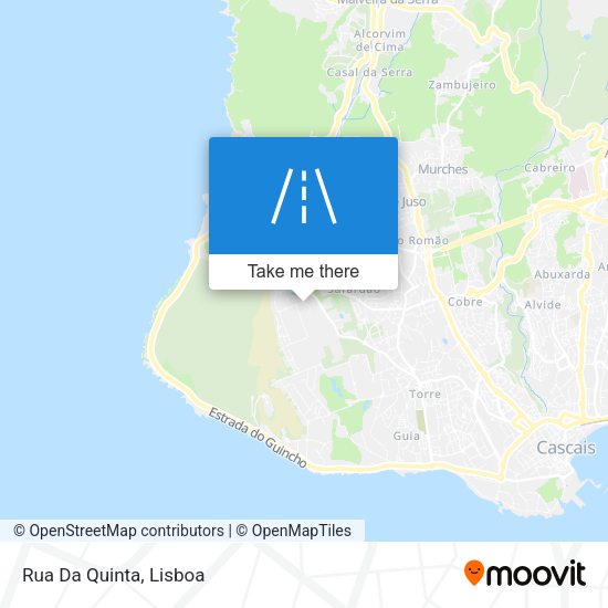 Rua Da Quinta mapa