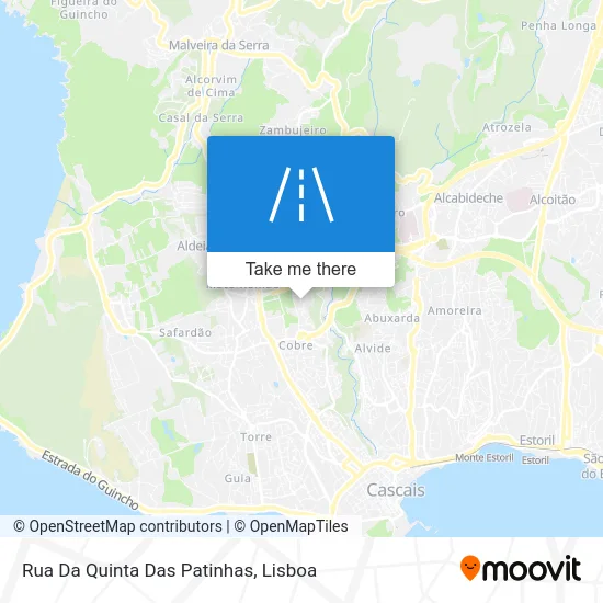Rua Da Quinta Das Patinhas map