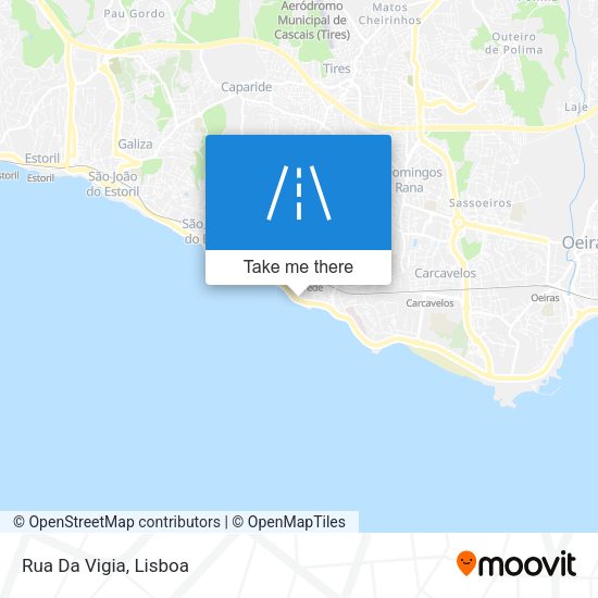 Rua Da Vigia mapa