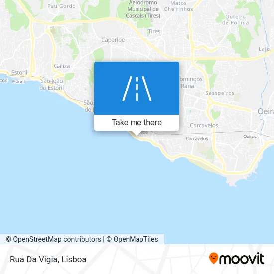 Rua Da Vigia map