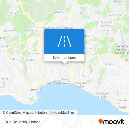 Rua Da Índia map