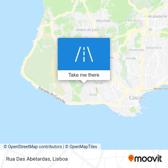 Rua Das Abetardas map