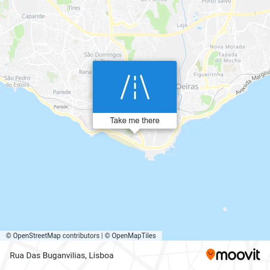 Rua Das Buganvilias map