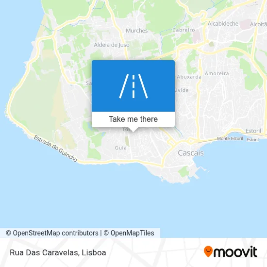 Rua Das Caravelas map