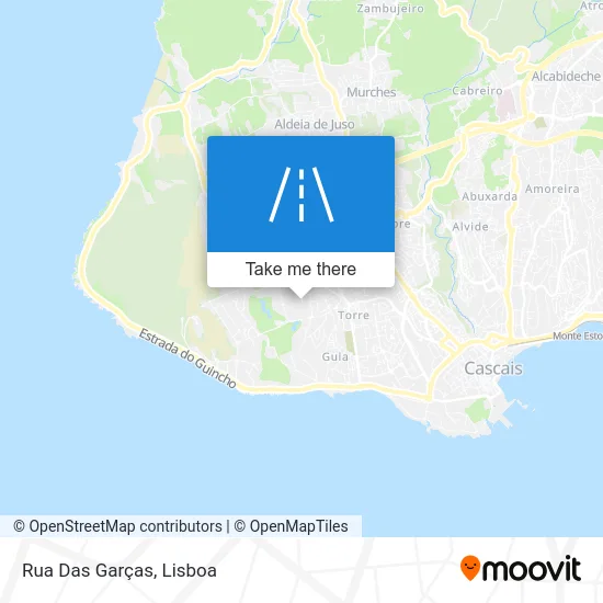 Rua Das Garças map