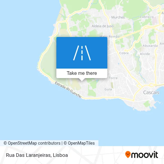 Rua Das Laranjeiras map