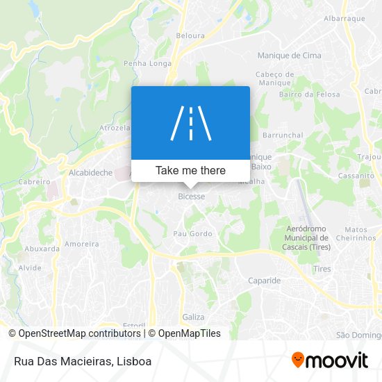 Rua Das Macieiras mapa