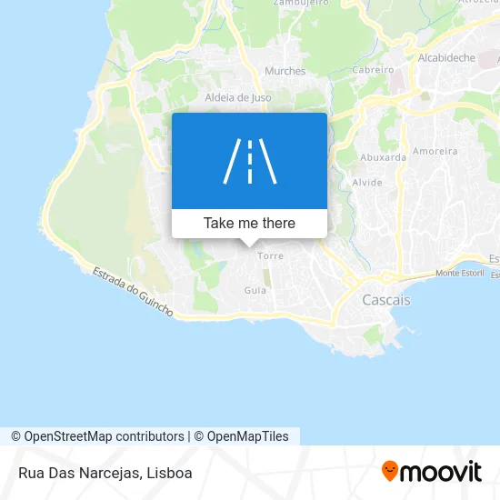 Rua Das Narcejas map