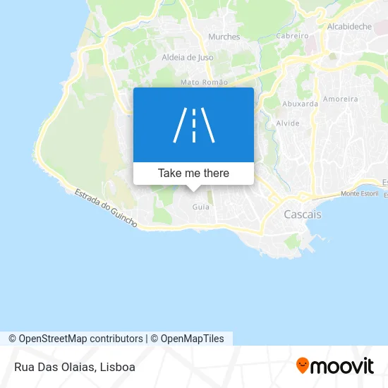 Rua Das Olaias map