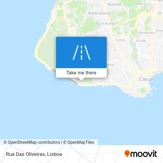 Rua Das Oliveiras map