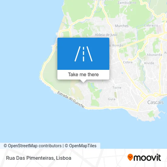 Rua Das Pimenteiras map
