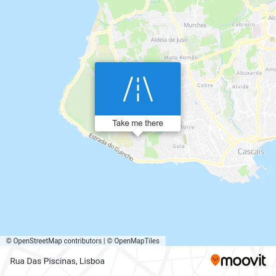 Rua Das Piscinas map