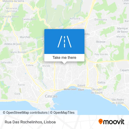 Rua Das Rochelinhos map