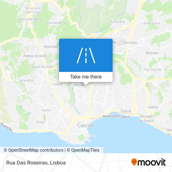 Rua Das Roseiras map