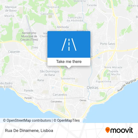 Rua De Dinamene map