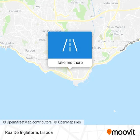 Rua De Inglaterra map