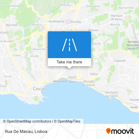 Rua De Macau map