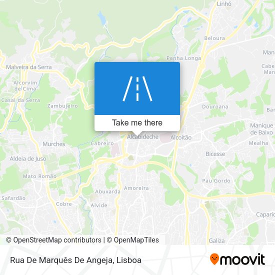 Rua De Marquês De Angeja map