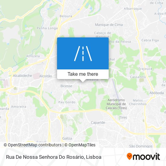 Rua De Nossa Senhora Do Rosário mapa