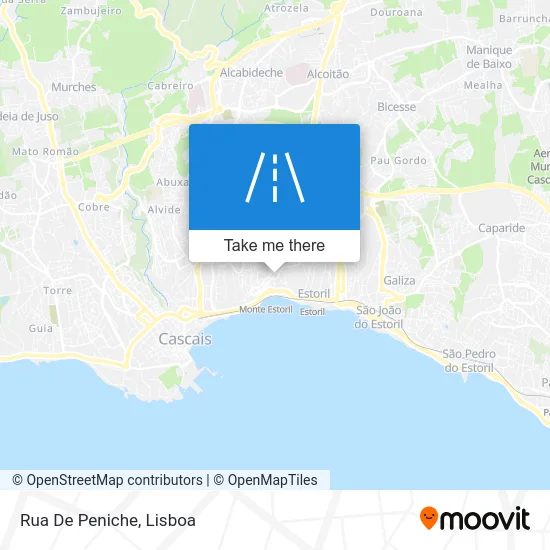 Rua De Peniche map