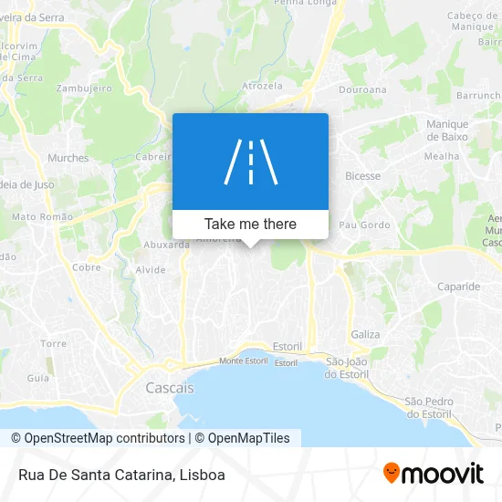 Rua De Santa Catarina map