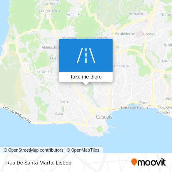 Rua De Santa Marta map