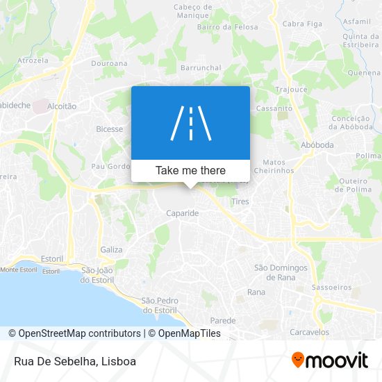 Rua De Sebelha mapa