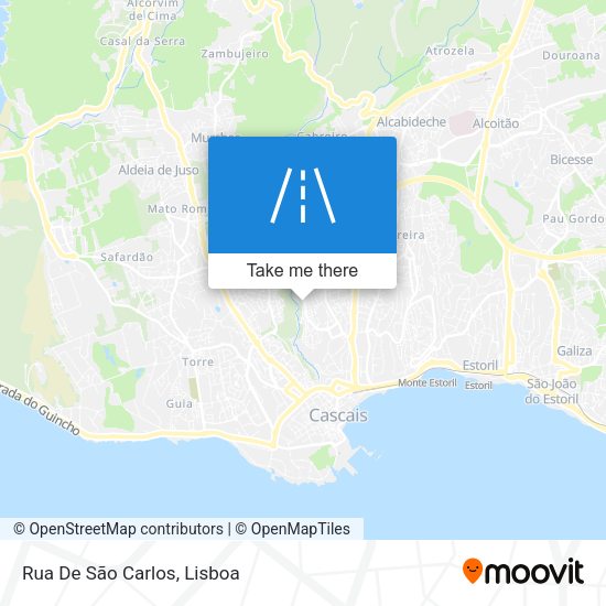 Rua De São Carlos map