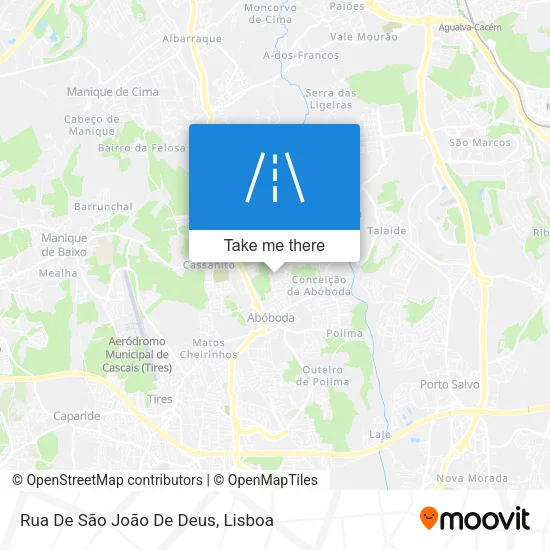 Rua De São João De Deus map