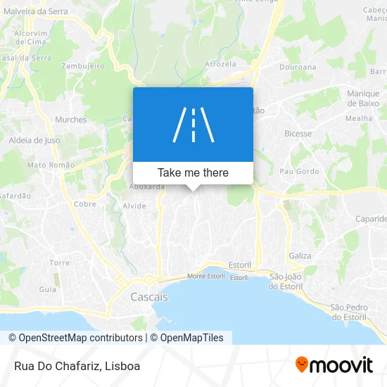 Rua Do Chafariz map